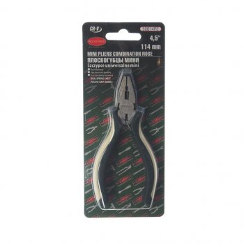 299 р. Пассатижи 114мм комбинированные мини в блистере ROCKFORCE ROCKFORCE rf-50814p2 ROCKFORCE rf-50814p2  с доставкой в г. Пермь. Увеличить фотографию 2