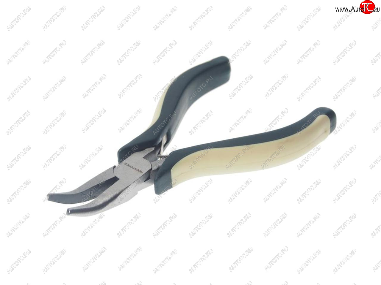 285 р. Тонкогубцы 110мм изогнутые мини ROCKFORCE ROCKFORCE rf-50814p6  с доставкой в г. Пермь
