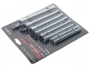 799 р. Набор ключей трубчатых 6-22мм 10 предметов ROCKFORCE ROCKFORCE rf-50817b  с доставкой в г. Пермь. Увеличить фотографию 2