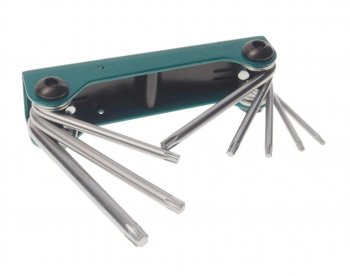 629 р. Набор ключей TORX T9-T40 складной 8 предметов ROCKFORCE ROCKFORCE rf-5083f  с доставкой в г. Пермь. Увеличить фотографию 1