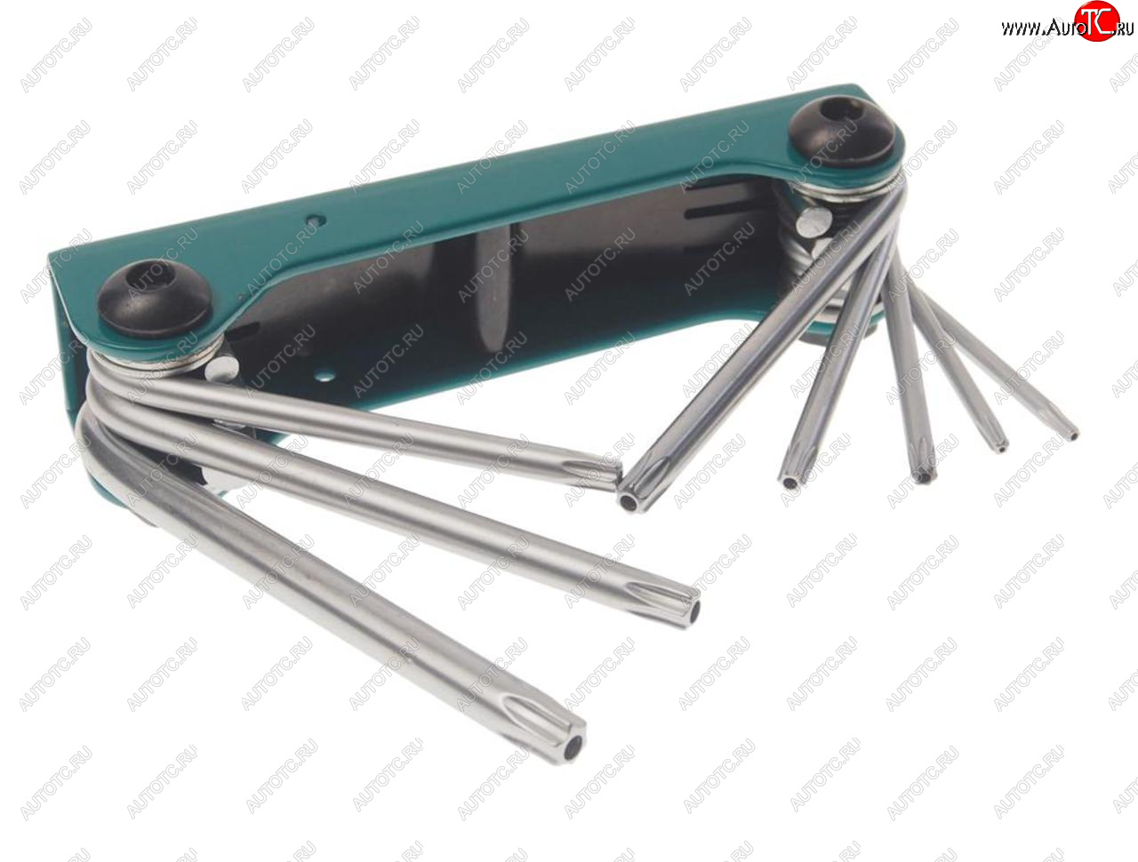 539 р. Набор ключей TORX T9-T40 складной с отверстием 8 предметов ROCKFORCE ROCKFORCE rf-5083tf ROCKFORCE rf-5083tf  с доставкой в г. Пермь