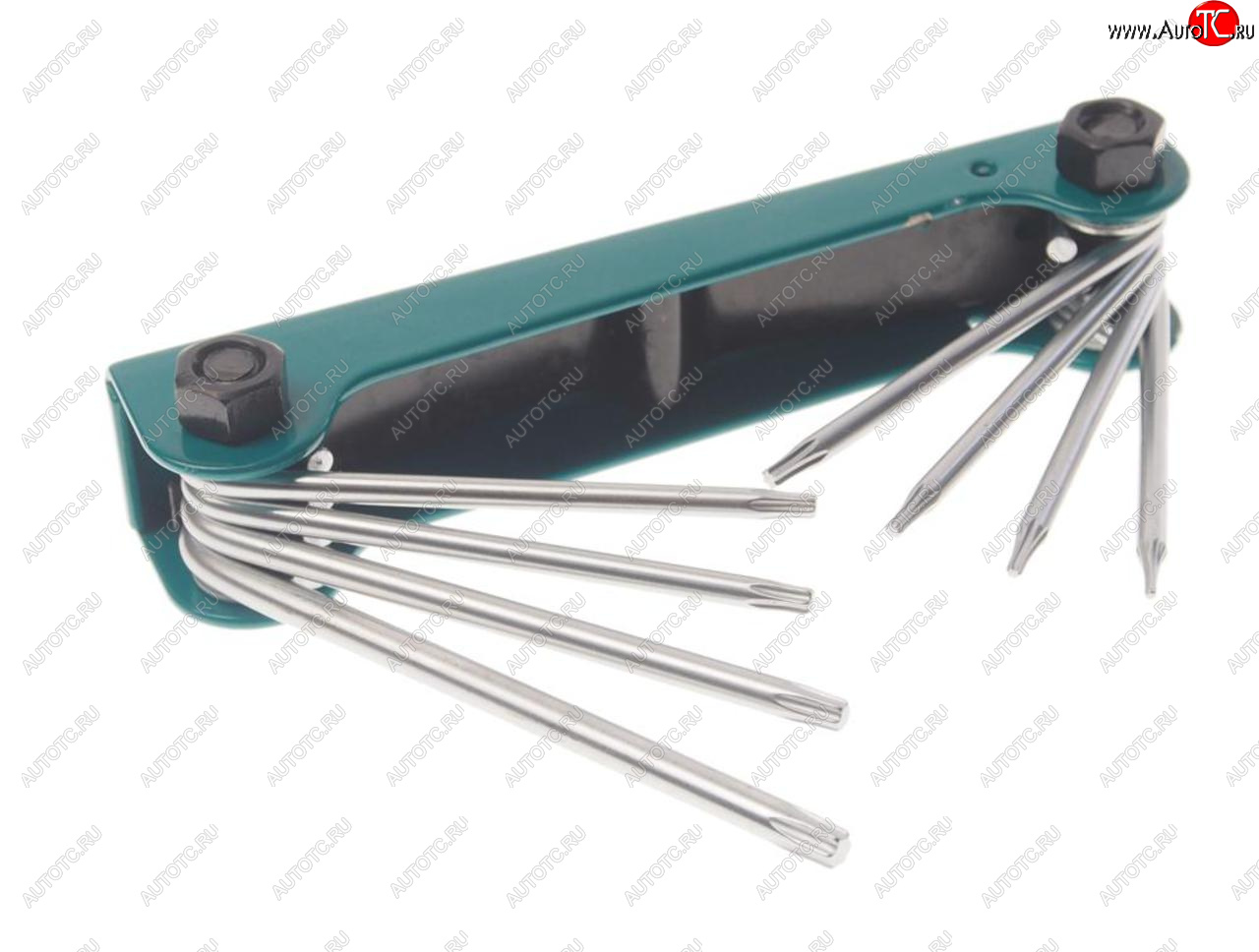 599 р. Набор ключей TORX Т5-Т10,Т15,Т20 складной 8 предметов ROCKFORCE ROCKFORCE rf-5087f  с доставкой в г. Пермь