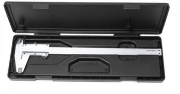 2 289 р. Штангенциркуль 200мм 0.02мм в футляре ROCKFORCE ROCKFORCE rf-5096p2  с доставкой в г. Пермь. Увеличить фотографию 1