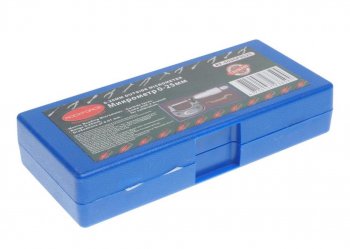 1 339 р. Микрометр 0-25мм 0.01мм в футляре ROCKFORCE ROCKFORCE rf-5096p9025 ROCKFORCE rf-5096p9025  с доставкой в г. Пермь. Увеличить фотографию 2