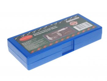 1 999 р. Микрометр 25-50мм 0.01мм в футляре ROCKFORCE ROCKFORCE rf-5096p9050  с доставкой в г. Пермь. Увеличить фотографию 2