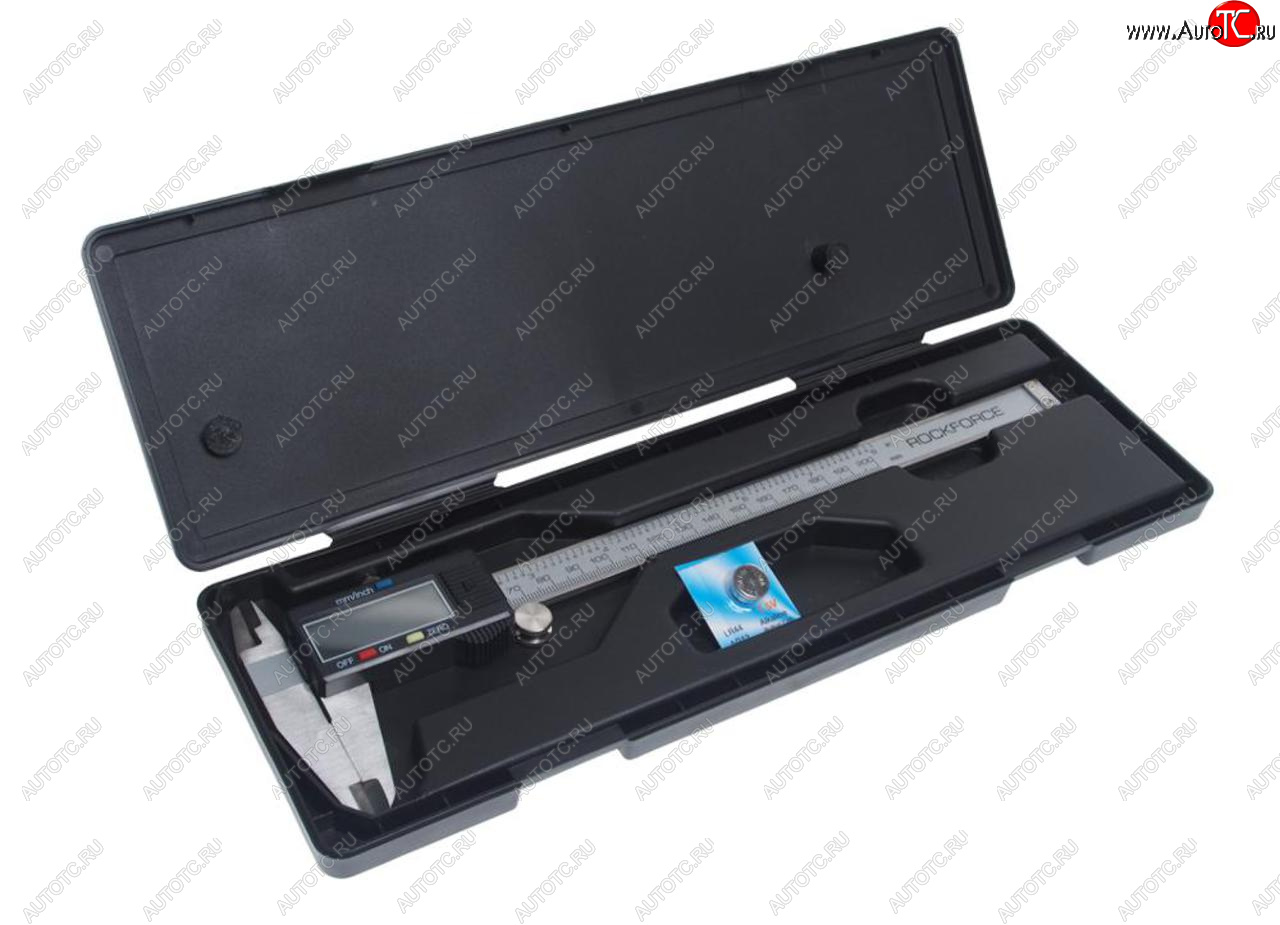 3 899 р. Штангенциркуль 200мм 0.01мм цифровой в футляре ROCKFORCE ROCKFORCE rf-5096pe2  с доставкой в г. Пермь