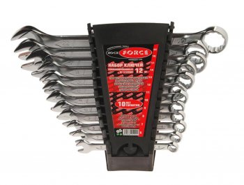 3 299 р. Набор ключей рожковых 6-32мм 12 предметов на полотне ROCKFORCE ROCKFORCE rf-5122m-p  с доставкой в г. Пермь. Увеличить фотографию 2