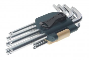 2 249 р. Набор ключей TORX Т6Н-Т60Н Г-образных удлиненных с отверстием 15 предметов с держателем ROCKFORCE ROCKFORCE rf-5151lt  с доставкой в г. Пермь. Увеличить фотографию 2