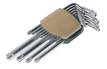 2 249 р. Набор ключей TORX Т6Н-Т60Н Г-образных удлиненных с отверстием 15 предметов с держателем ROCKFORCE ROCKFORCE rf-5151lt  с доставкой в г. Пермь. Увеличить фотографию 1