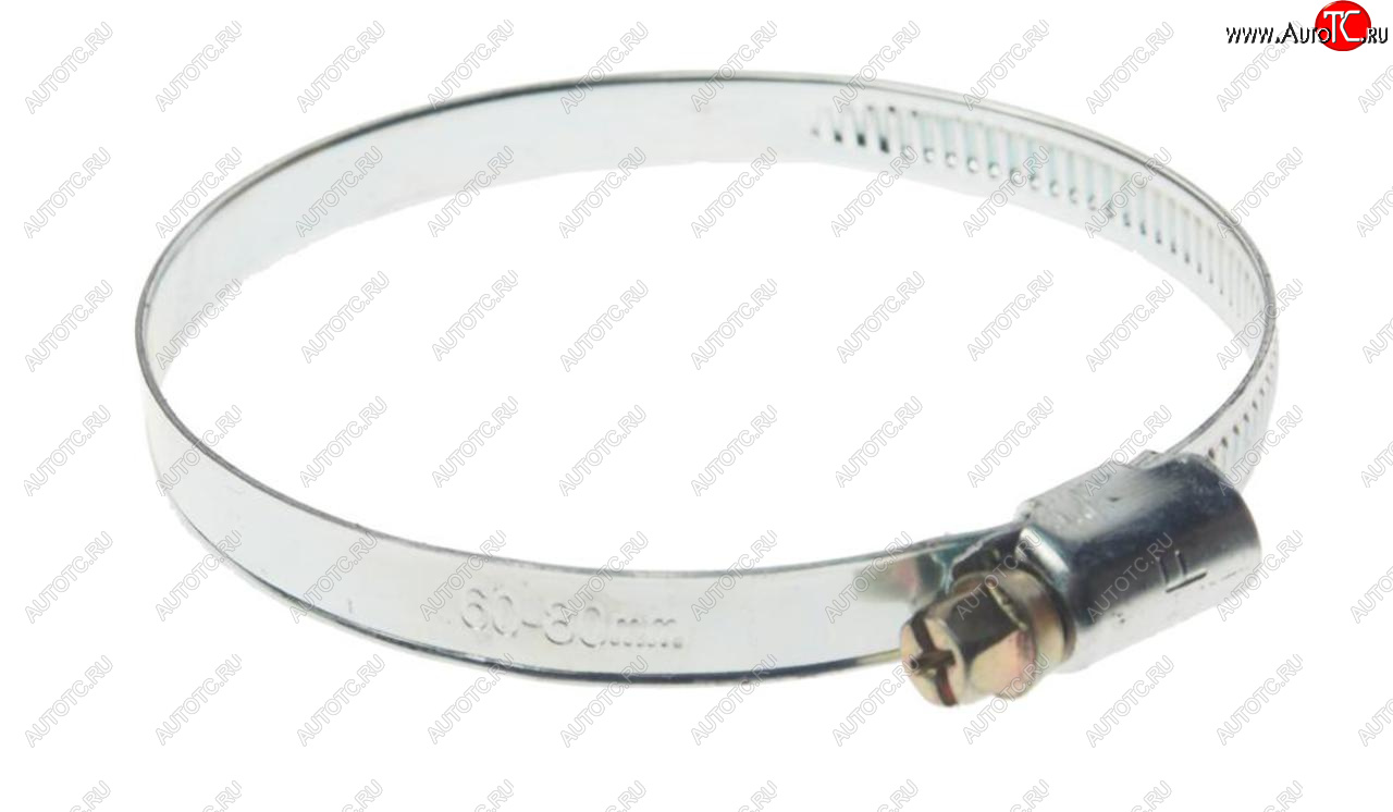 38 р. Хомут ленточный 060-080мм (9мм) червячный сталь ROCKFORCE ROCKFORCE rf-60-80  с доставкой в г. Пермь