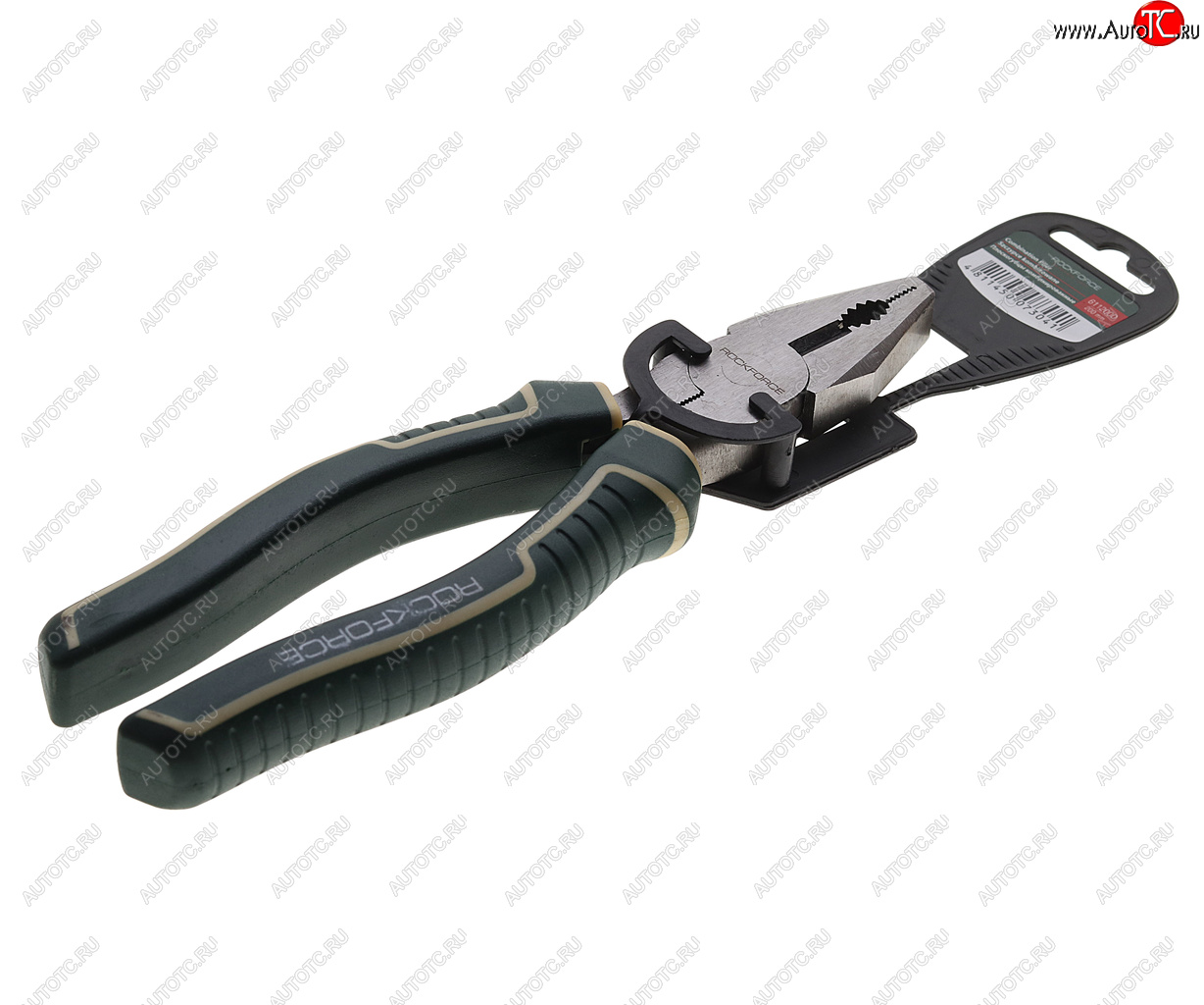 699 р. Пассатижи 200мм с держателем ROCKFORCE ROCKFORCE rf-611200d  с доставкой в г. Пермь