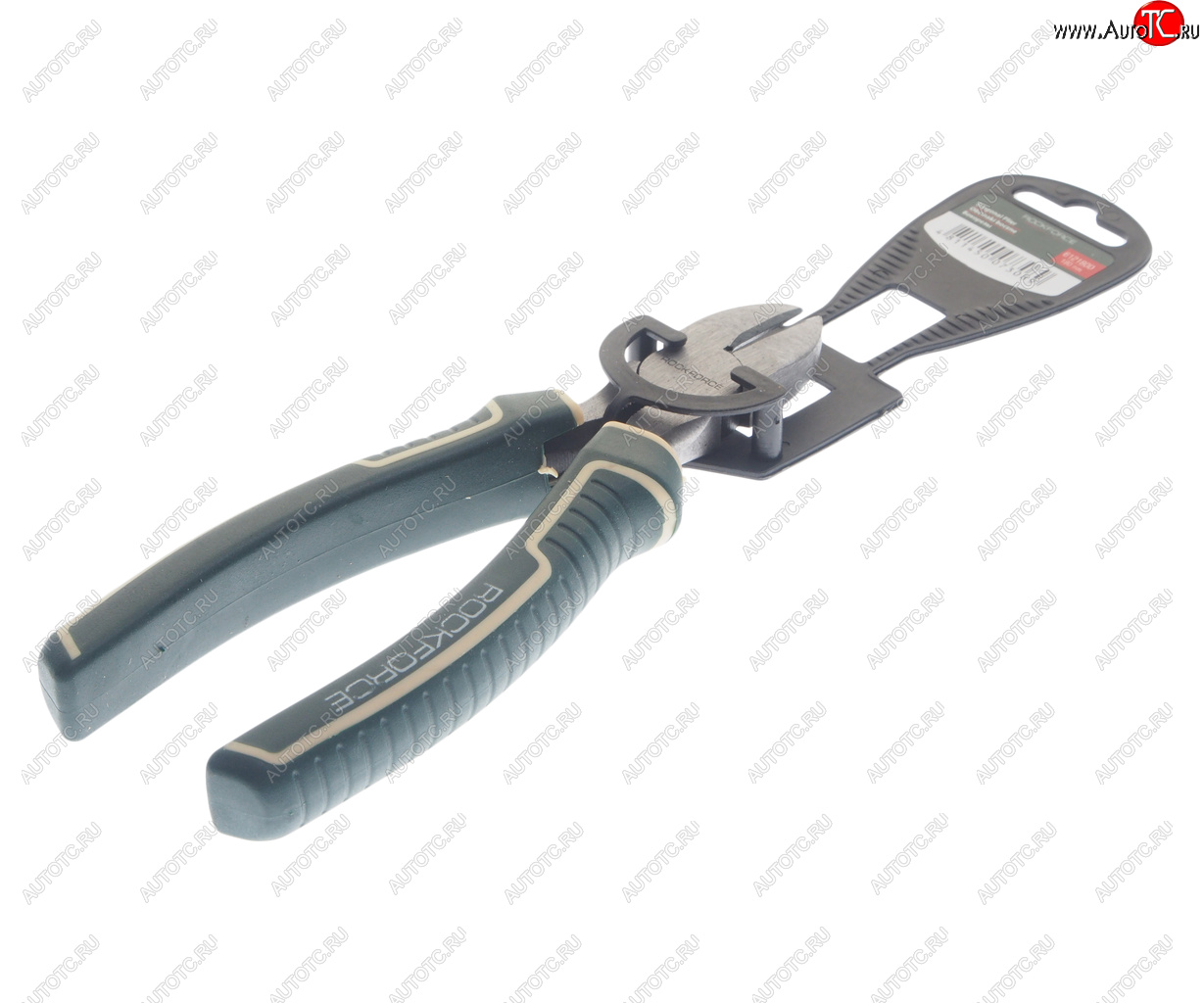 529 р. Кусачки боковые 180мм с держателем ROCKFORCE ROCKFORCE rf-612180d  с доставкой в г. Пермь