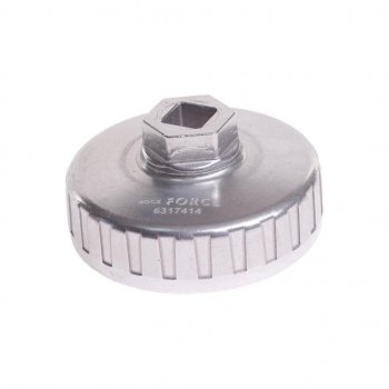 459 р. Съемник фильтров масляных 12 74мм ROCKFORCE ROCKFORCE rf-6317414  с доставкой в г. Пермь. Увеличить фотографию 1