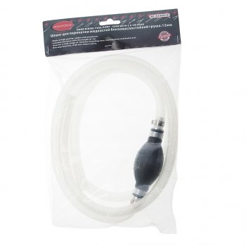 1 599 р. Шланг для перекачки топлива d=12мм груша ROCKFORCE ROCKFORCE rf-6330212  с доставкой в г. Пермь. Увеличить фотографию 1