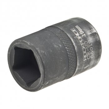 287 р. Головка торцевая 12 19мм 5-ти гранная ударная L=40мм ROCKFORCE ROCKFORCE rf-65019  с доставкой в г. Пермь. Увеличить фотографию 2