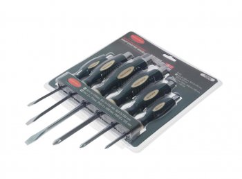 2 379 р. Набор отверток силовых 6 предметов ROCKFORCE ROCKFORCE rf-7006  с доставкой в г. Пермь. Увеличить фотографию 1