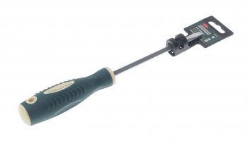 399 р. Отвертка шлицевая SL 8.0х150мм магнитная (сталь S2) с держателем Profi ROCKFORCE ROCKFORCE rf-70180150  с доставкой в г. Пермь. Увеличить фотографию 1