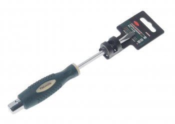 369 р. Отвертка шлицевая SL 5.5х100мм силовая (сталь CrV) ROCKFORCE ROCKFORCE rf-70255100  с доставкой в г. Пермь. Увеличить фотографию 1