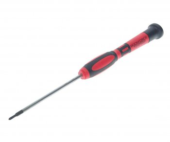 168 р. Отвертка крестовая PH 0.0x75мм ювелирная (сталь CrV) ROCKFORCE ROCKFORCE rf-731075000  с доставкой в г. Пермь. Увеличить фотографию 1
