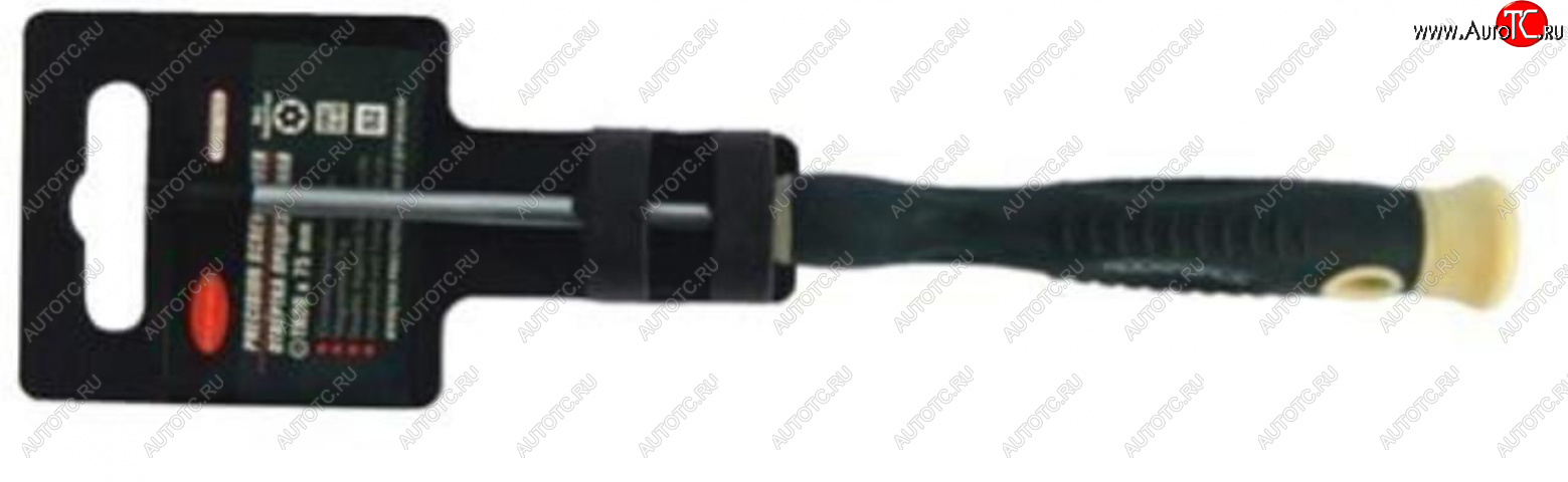 168 р. Отвертка TORX T15Hх75мм с отверстием ювелирная ROCKFORCE ROCKFORCE rf-73707515  с доставкой в г. Пермь