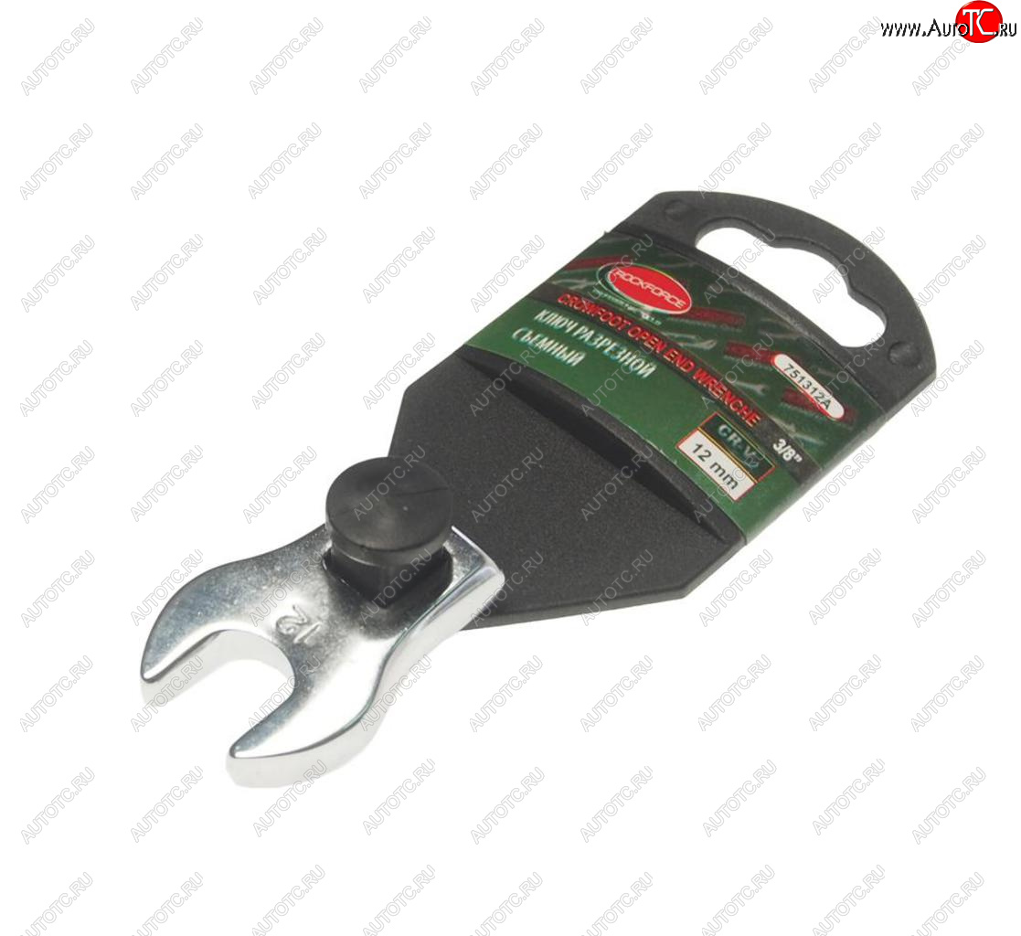 101 р. Ключ рожковый 12мм односторонний ROCKFORCE ROCKFORCE rf-751312a  с доставкой в г. Пермь