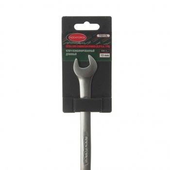261 р. Ключ комбинированный 13х13мм удлиненный с держателем ROCKFORCE ROCKFORCE rf-75513l  с доставкой в г. Пермь. Увеличить фотографию 2