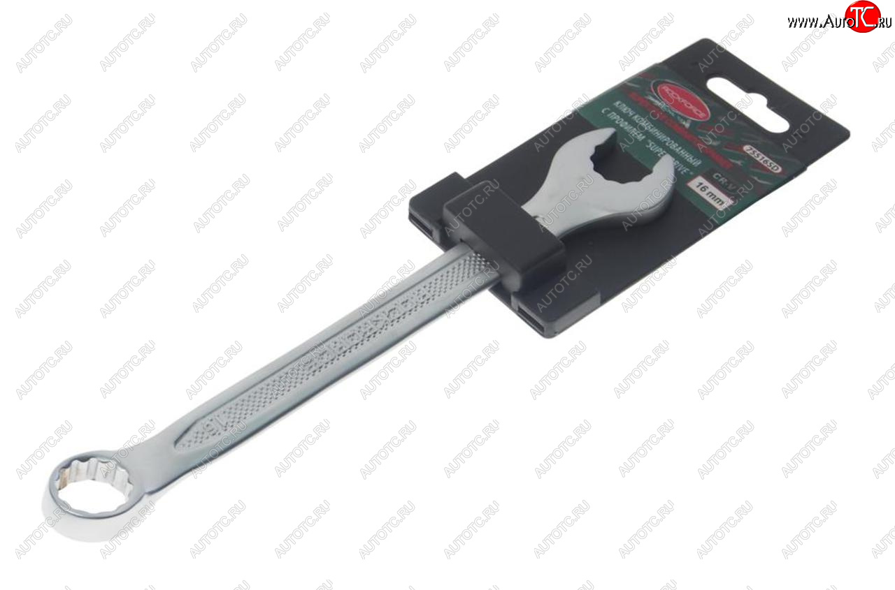 265 р. Ключ комбинированный 16мм (Super Drive) с держателем ROCKFORCE ROCKFORCE rf-75516sd  с доставкой в г. Пермь