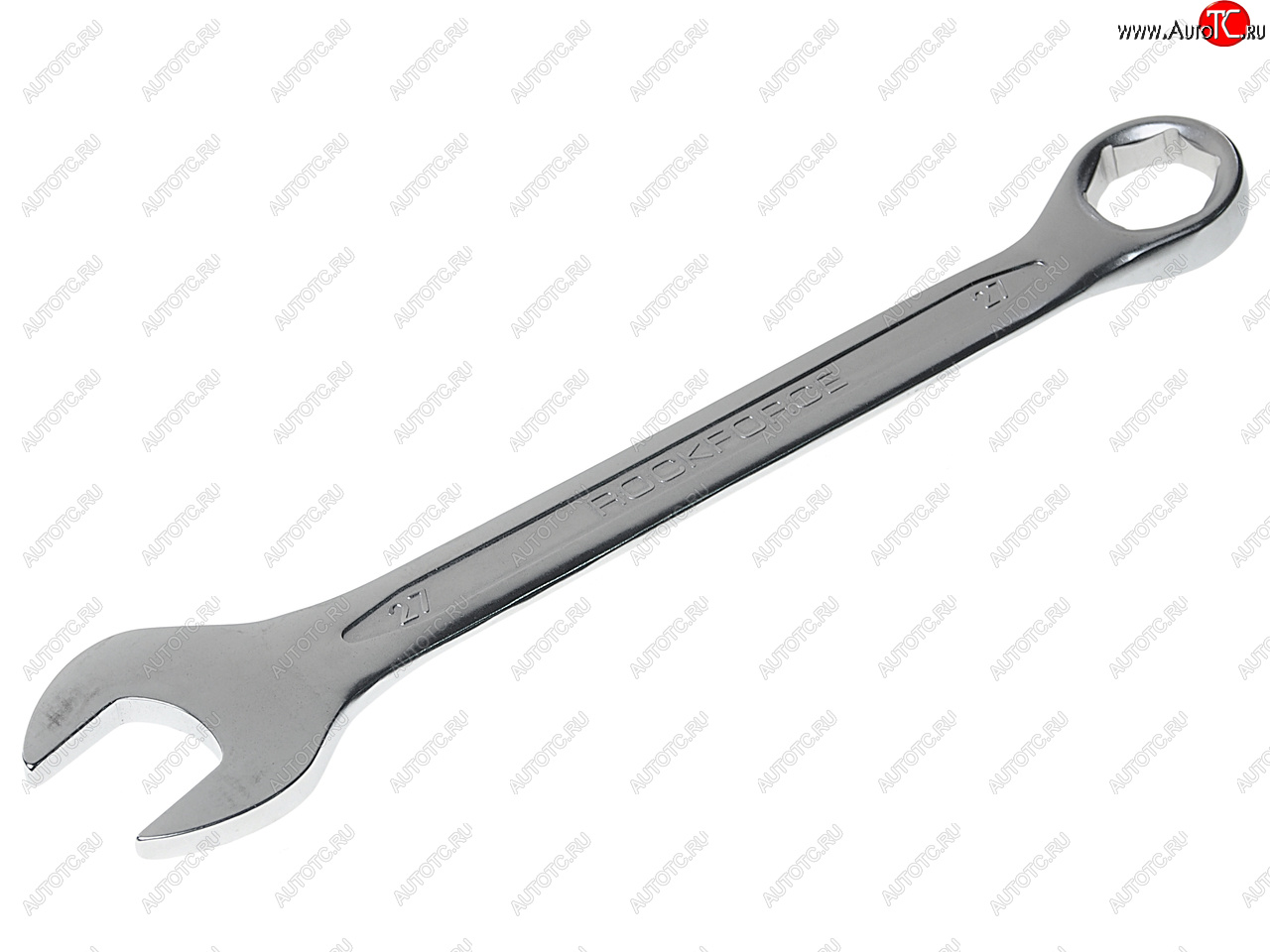 529 р. Ключ комбинированный 27х27мм шестигранный ROCKFORCE ROCKFORCE rf-75527h  с доставкой в г. Пермь