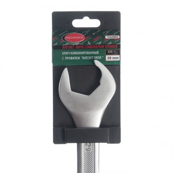 769 р. Ключ комбинированный 29мм (Ratchet Drive) с держателем ROCKFORCE ROCKFORCE rf-75529rd  с доставкой в г. Пермь. Увеличить фотографию 2