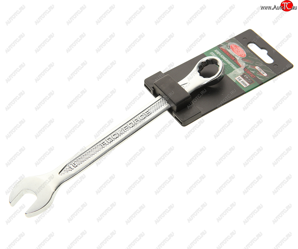 142 р. Ключ комбинированный 16х16мм с держателем Profi ROCKFORCE ROCKFORCE rf-75616 ROCKFORCE rf-75616  с доставкой в г. Пермь