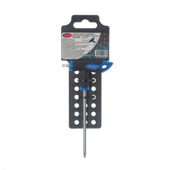 209 р. Ключ TORX Т-образный T20х100мм с резиновой ручкой с держателем ROCKFORCE ROCKFORCE rf-76720g ROCKFORCE rf-76720g  с доставкой в г. Пермь. Увеличить фотографию 2
