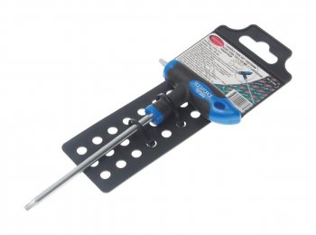 209 р. Ключ TORX Т-образный T20х100мм с резиновой ручкой с держателем ROCKFORCE ROCKFORCE rf-76720g ROCKFORCE rf-76720g  с доставкой в г. Пермь. Увеличить фотографию 1