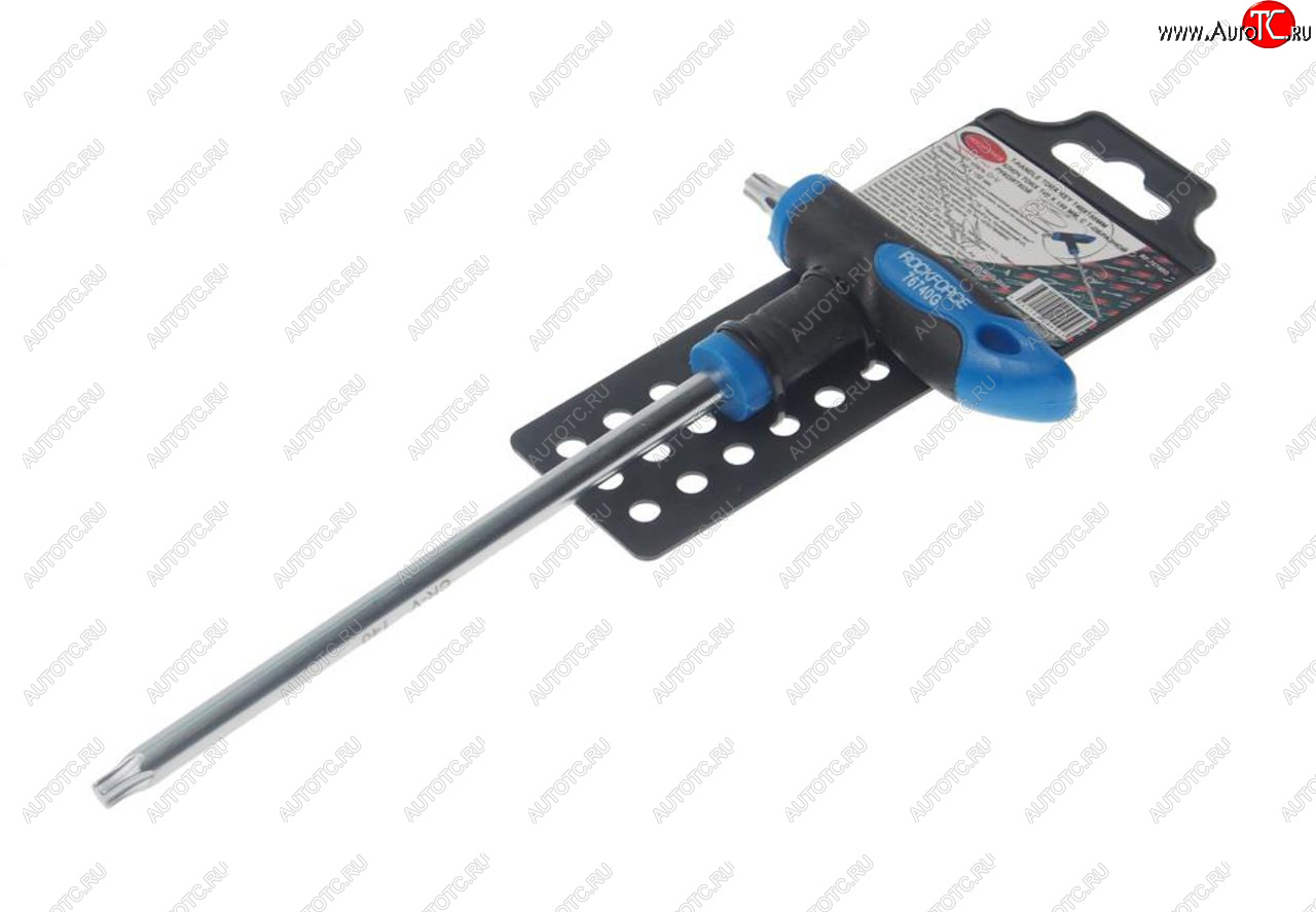 359 р. Ключ TORX Т-образный T40х150мм с резиновой ручкой с держателем ROCKFORCE ROCKFORCE rf-76740g  с доставкой в г. Пермь