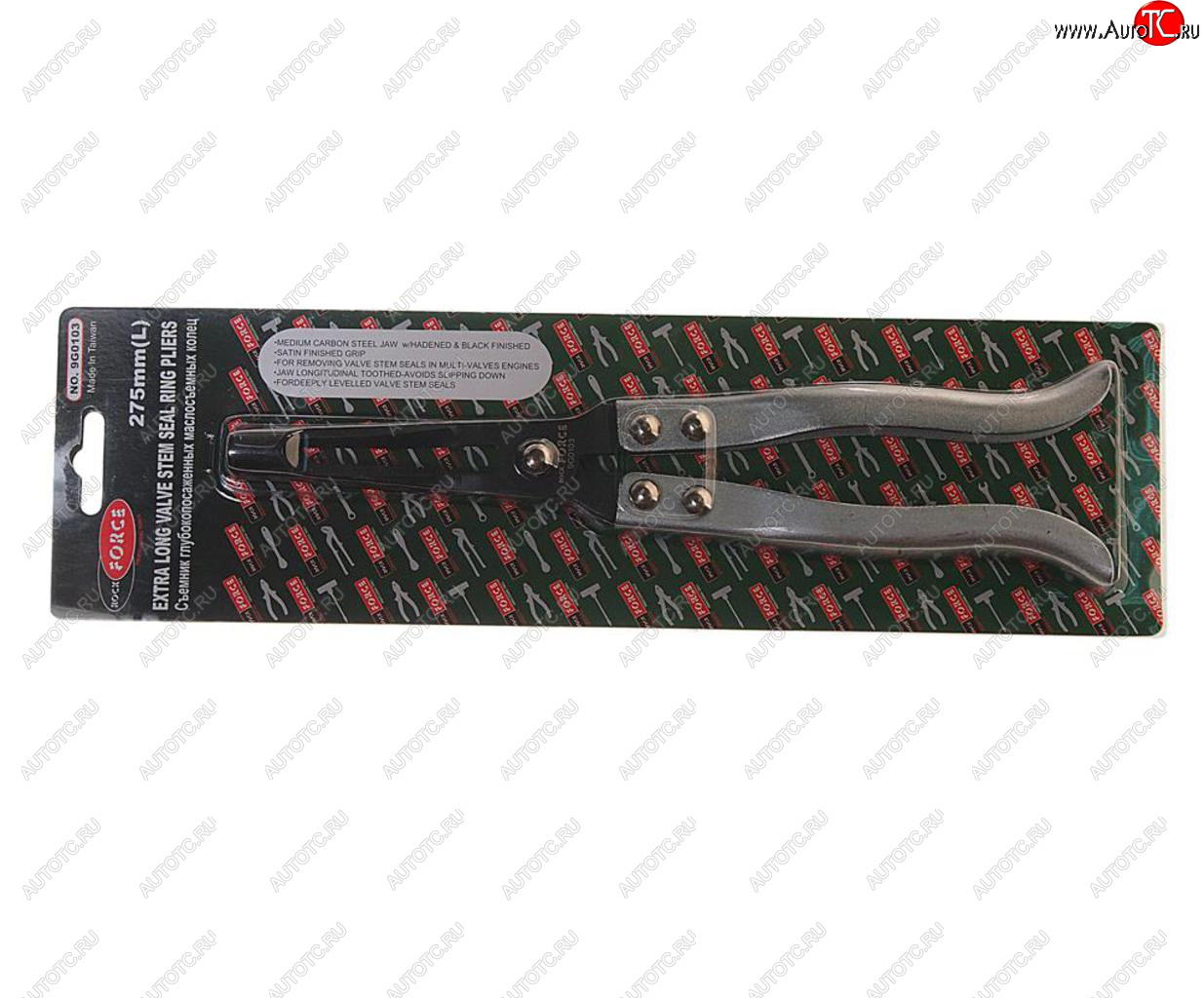 899 р. Съемник колпачков маслоотражающих удлиненный ROCKFORCE ROCKFORCE rf-9g0103  с доставкой в г. Пермь