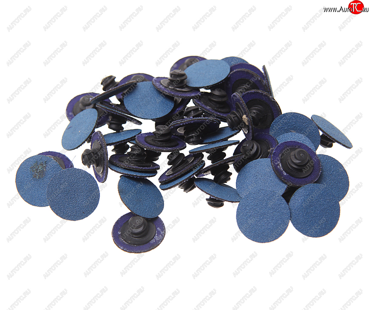 1 269 р. Круг шлифовальный 25мм (№120) абразивный синий 50шт. ROCKFORCE ROCKFORCE rf-bd1120z  с доставкой в г. Пермь