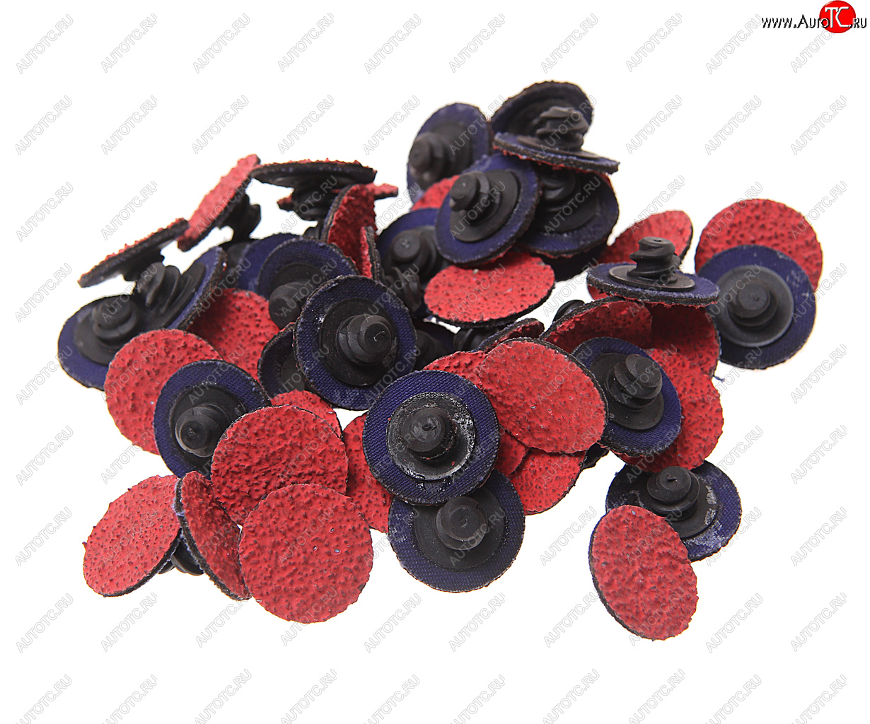 1 869 р. Круг шлифовальный 25мм (№36) абразивный красный 50шт. ROCKFORCE ROCKFORCE rf-bd136c  с доставкой в г. Пермь