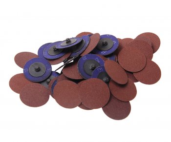 1 269 р. Круг шлифовальный 50мм (№120) абразивный коричневый 50шт. ROCKFORCE ROCKFORCE rf-bd2120a  с доставкой в г. Пермь. Увеличить фотографию 1