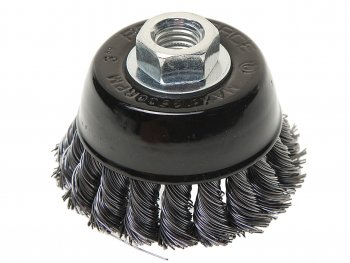 369 р. Кордщетка для УШМ чашка 75мм витая сталь ROCKFORCE ROCKFORCE rf-bwc103  с доставкой в г. Пермь. Увеличить фотографию 1