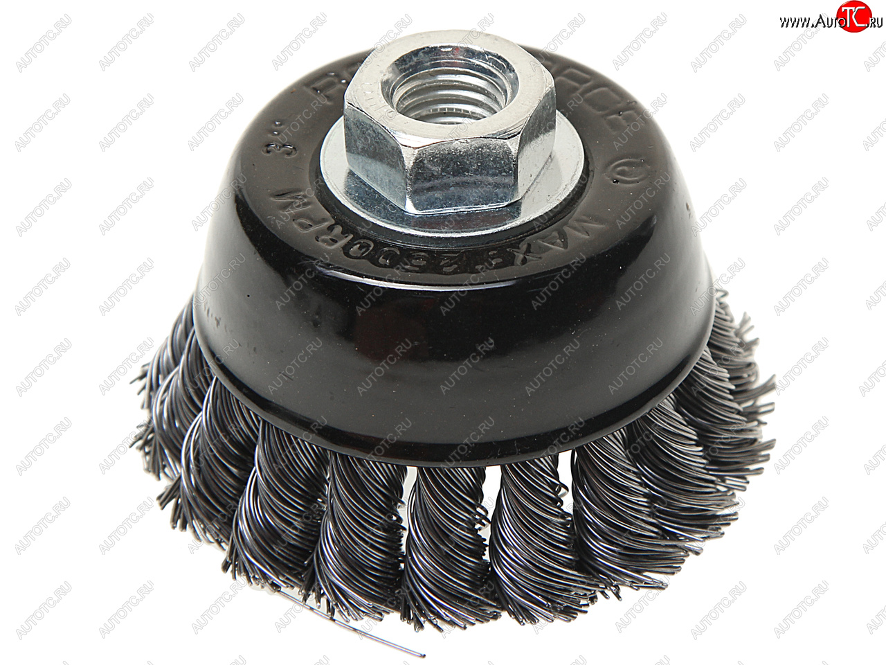 369 р. Кордщетка для УШМ чашка 75мм витая сталь ROCKFORCE ROCKFORCE rf-bwc103  с доставкой в г. Пермь