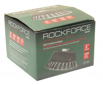 699 р. Кордщетка для УШМ чашка 125мм витая сталь ROCKFORCE ROCKFORCE rf-bwc105  с доставкой в г. Пермь. Увеличить фотографию 3