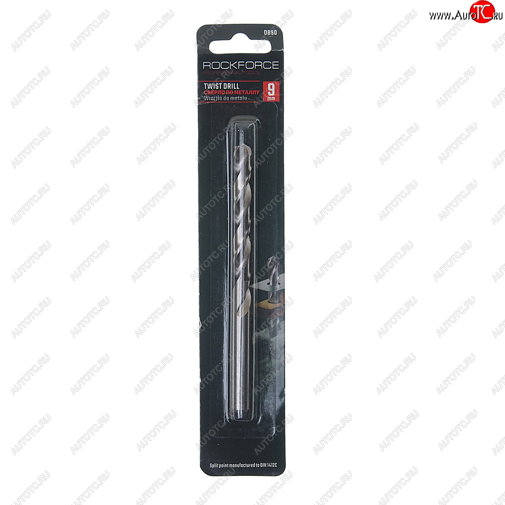 196 р. Сверло по металлу 9.0мм HSS ROCKFORCE ROCKFORCE rf-db90 ROCKFORCE rf-db90  с доставкой в г. Пермь