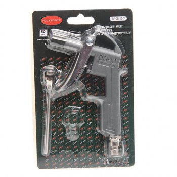 539 р. Пистолет продувочный пневматический (сопло 80мм) в блистере ROCKFORCE ROCKFORCE rf-dg-10-3  с доставкой в г. Пермь. Увеличить фотографию 1