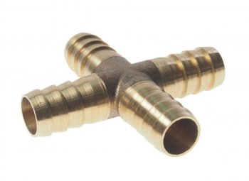 299 р. Переходник для компрессора 14мм X-образный елочка ROCKFORCE ROCKFORCE rf-e102-45  с доставкой в г. Пермь. Увеличить фотографию 1