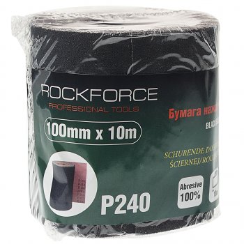 849 р. Бумага наждачная P-240 100ммх10м на тканевой основе рулон ROCKFORCE ROCKFORCE rf-fb4240c  с доставкой в г. Пермь. Увеличить фотографию 1
