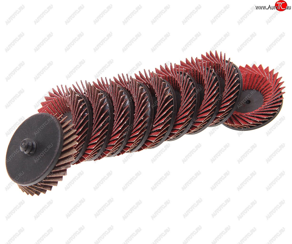 1 449 р. Круг шлифовальный лепестковый 50мм (№120) 10шт. ROCKFORCE ROCKFORCE rf-fd2120c  с доставкой в г. Пермь