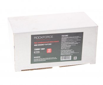 1 969 р. Круг шлифовальный лепестковый 75мм (№100) 10шт. ROCKFORCE ROCKFORCE rf-fd3100c  с доставкой в г. Пермь. Увеличить фотографию 1