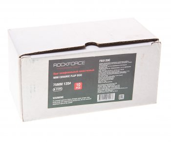 1 999 р. Круг шлифовальный лепестковый 75мм (№120) 10шт. ROCKFORCE ROCKFORCE rf-fd3120c  с доставкой в г. Пермь. Увеличить фотографию 2