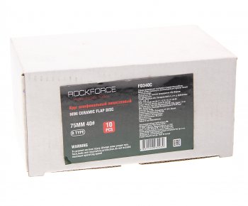 2 089 р. Круг шлифовальный лепестковый 75мм (№40) 10шт. ROCKFORCE ROCKFORCE rf-fd340c  с доставкой в г. Пермь. Увеличить фотографию 2