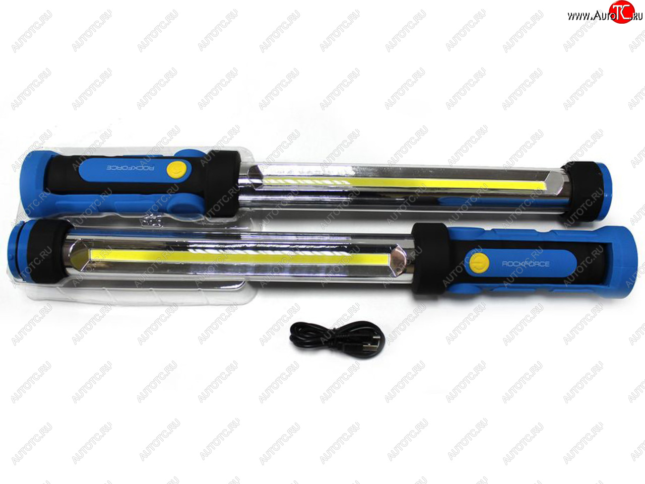 4 799 р. Лампа светодиодная аккумуляторная сборная 2х10W COB LED,2 магнита,2крючка,180град. ROCKFORCE ROCKFORCE rf-l03  с доставкой в г. Пермь