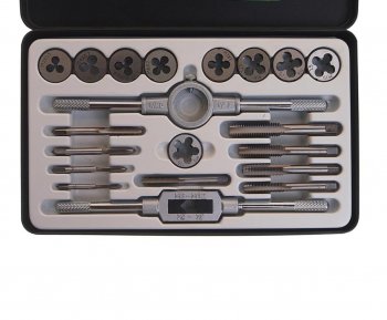 2 659 р. Набор метчиков и плашек метрический 20 предметов ROCKFORCE ROCKFORCE rf-m020-1  с доставкой в г. Пермь. Увеличить фотографию 2